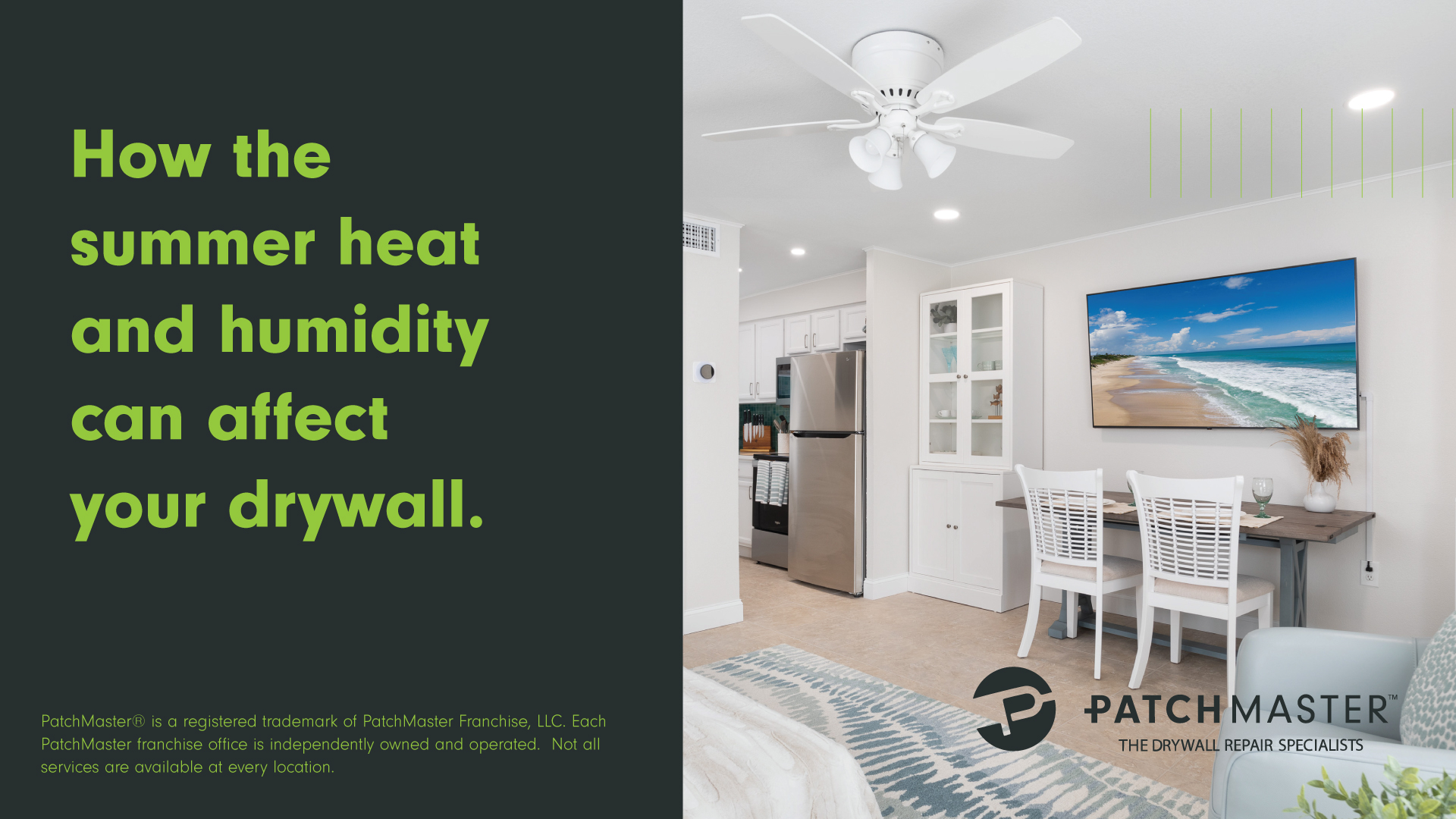 How the summer heat and humidity can affect your drywall